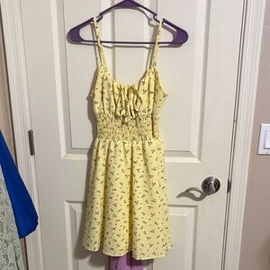 Yellow Floral Dress